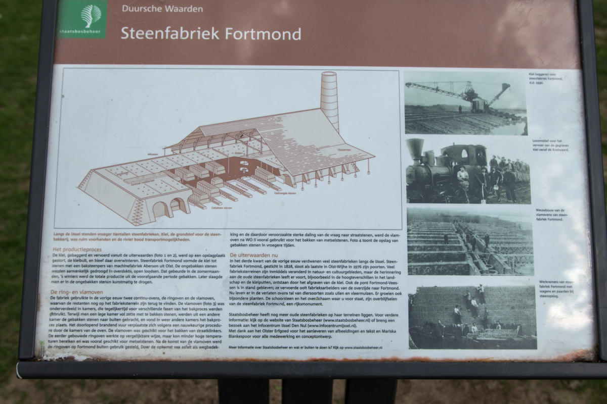 Steenfabriek Fortmond bord